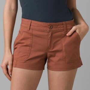 PrAna Elle Shorts in Terra 5” inseam